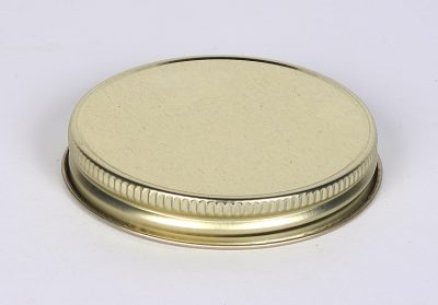 70 mm Gold Metal Caps w/ Plastisol