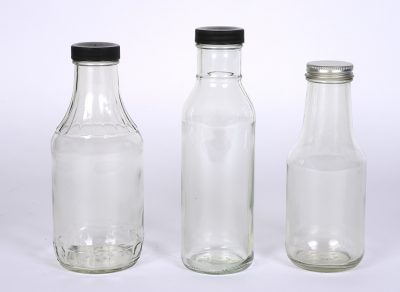 Glass Sauce Bottles - Marinades, Dressings, BBQ Sauce and More