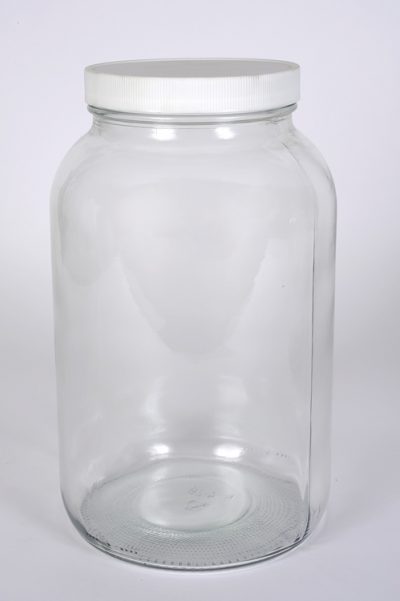1 Gallon Wholesale Glass Jars  128oz Bulk Economy Round Glass Jar