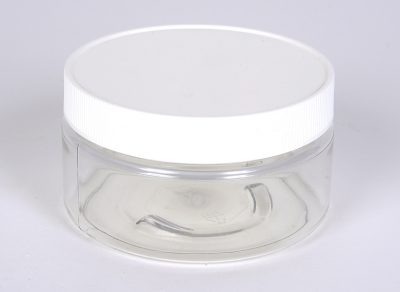 2 oz. CLEAR PET Straight Side Jar w/ 58-400 Finish