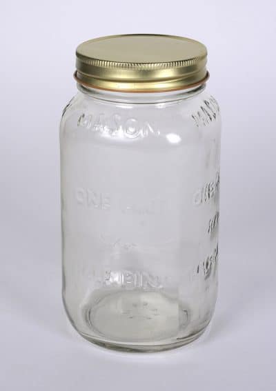 8 oz Flint Glass Mason Jelly Jar w/ 70-450 Finish - Wholesale