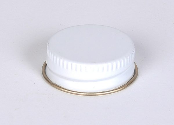 38 mm White Gold Metal Cap w/ PS-22