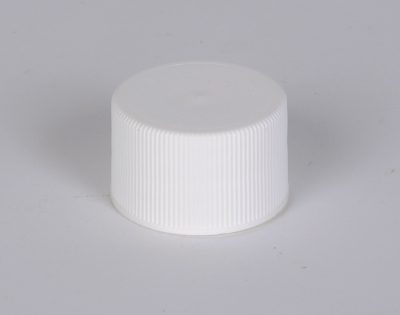 28-410 White Plastic Cap