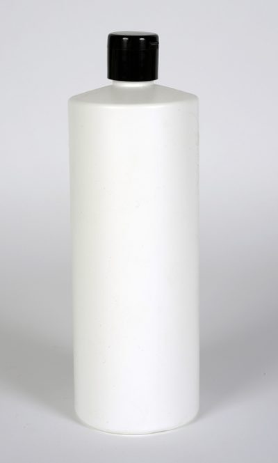 32 oz White HDPE Cylinder 28-410 Finish