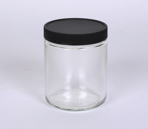 6 oz Glass Straight Sided Jar