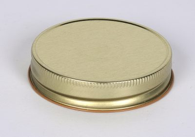 70-450 GOLD/BUFF Vacuum Caps w/ Button & Plastisol Liner