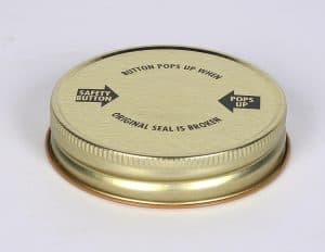 70-450 Gold Metal High Heat Cap w/ Plastisol Liner