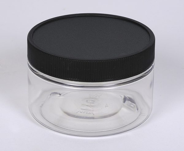 8 oz. CLEAR PET Straight Sided Jar w/ 89-400 Finish is an ideal container for personal care products such as lotions, bath salts, creams, balms, gels and body scrubs