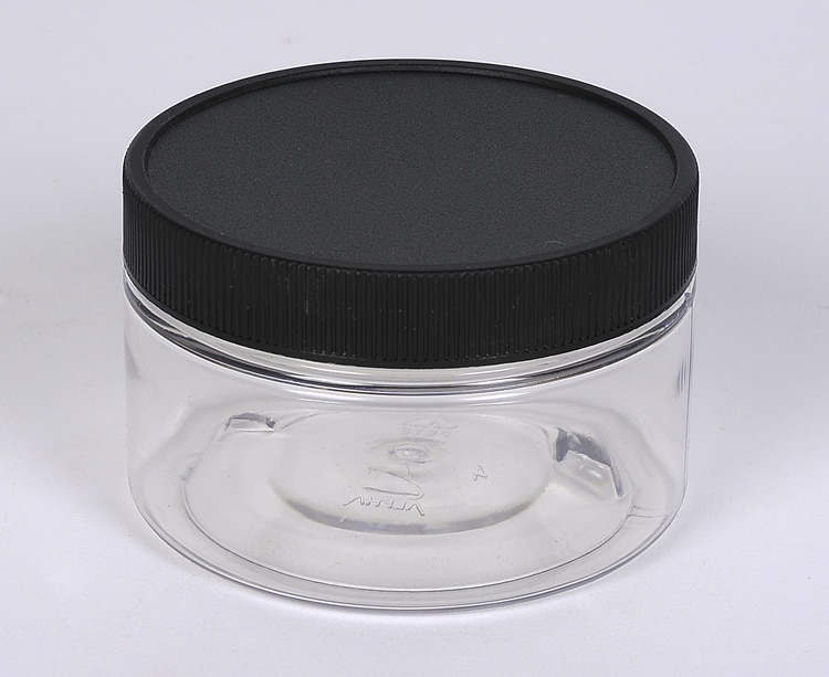 16oz Clear Pet Plastic Straight Sided Jars - Clear BPA Free 89-400