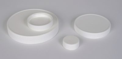 58-400 White Plastic Cap