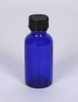 Wholesale Bottles 1 oz Cobalt Blue Boston Round Bottle