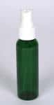 2 oz Green PET Bullet with White Sprayer