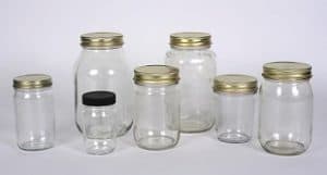All Flint Glass Mason Jars