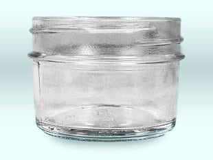 4 oz. Flint Glass Tapered Jelly Jar